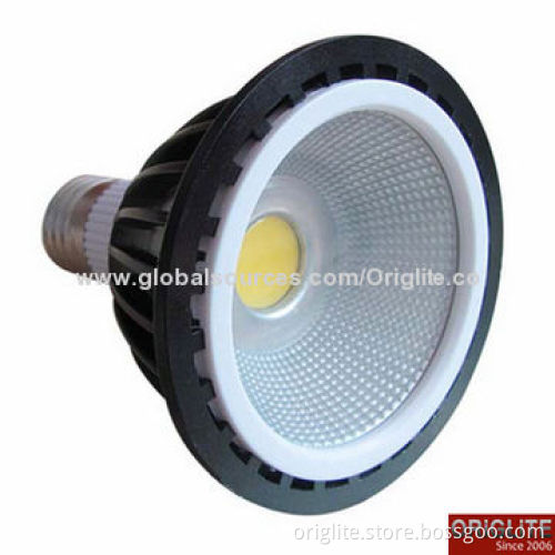 LED Spotlight Bulb, 12W PAR30, Lifud Power, Bridgelux Chip, COB LED, 3yrs Warranty/E27/High-polished